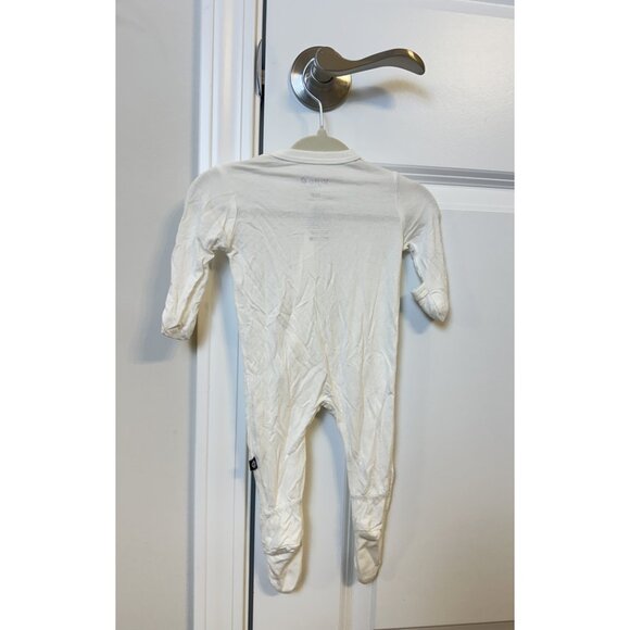 KYTE BABY Zip-Up Footie in Cloud Size Newborn - Picture 5 of 5